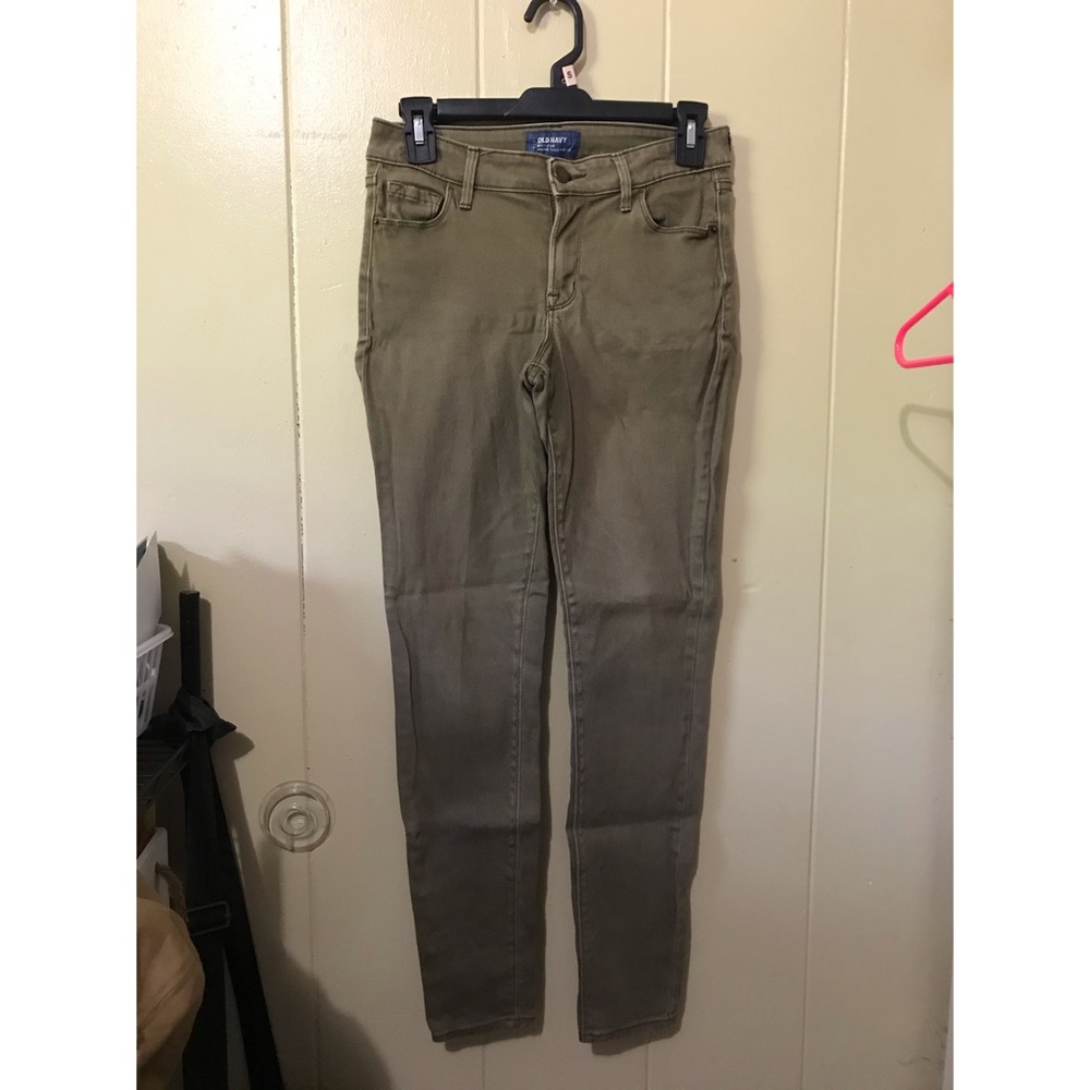 Olive Green Skinny Jeans
